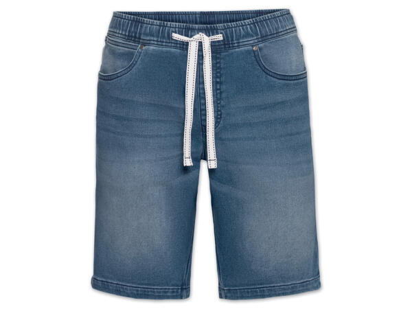 Herren Sweat-Denim-Shorts