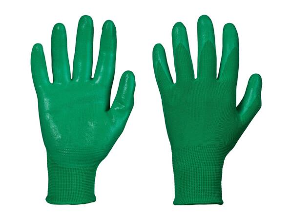 Parkside Nitrile Gardening Gloves - Green