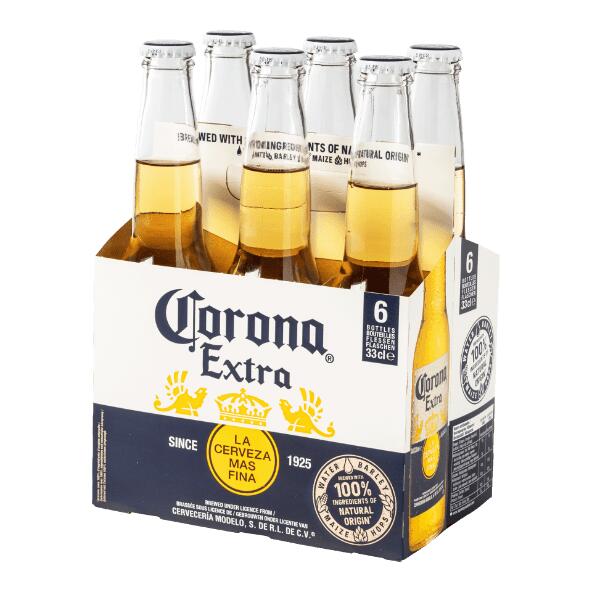CORONA(R) 				Corona Extra, 6 pcs