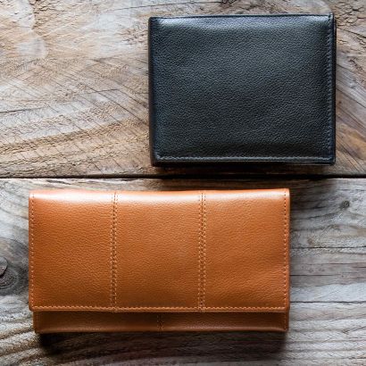 Portefeuille en cuir
