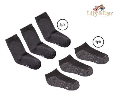 School or Sports Socks 5pk