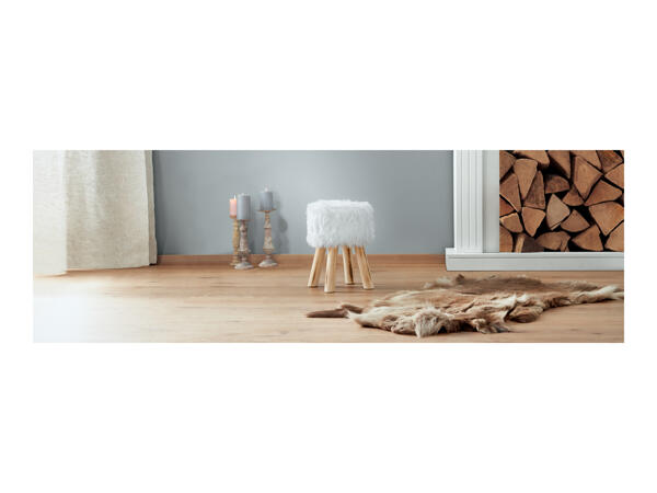 Livarno Home Faux Fur Stool