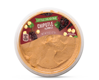 Little Salad Bar Chipotle, Wasabi or Tomato Basil Hummus