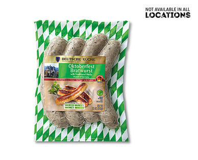 Deutsche Küche Oktoberfest Bratwurst