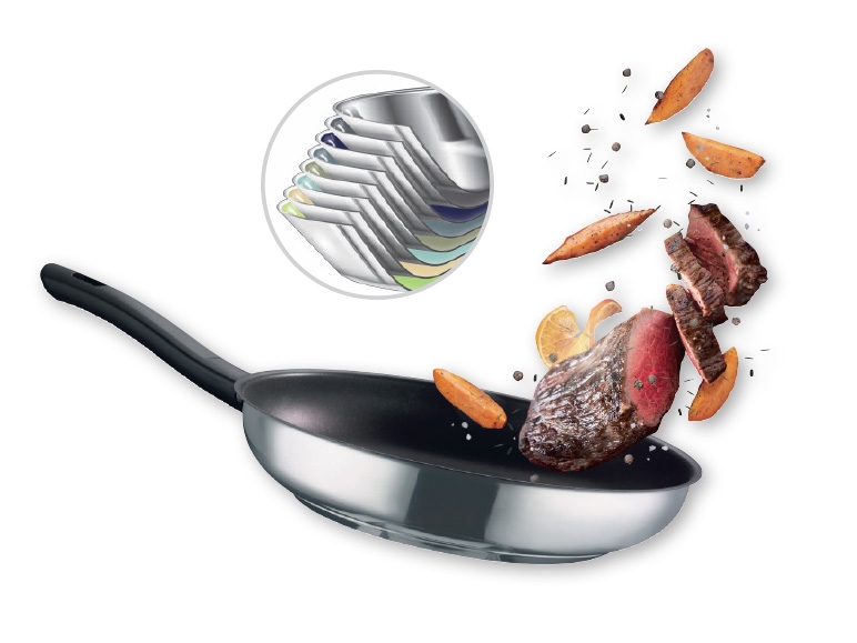 ERNESTO Stainless Steel Frying Pan