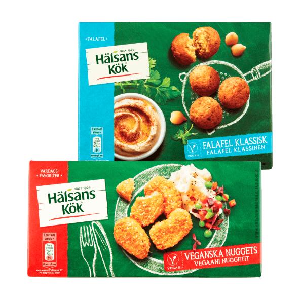 Veganske nuggets eller falafel