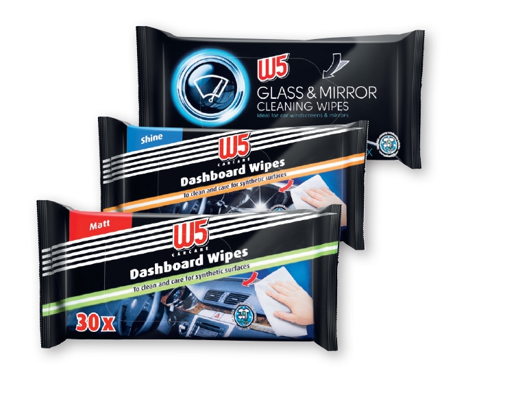 W5 Assorted Car Wipes
