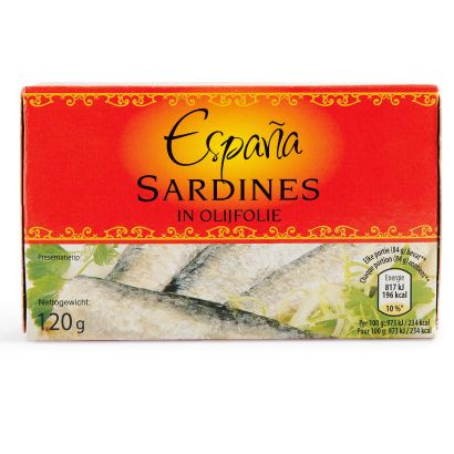 Sardines à l'huile d'olive