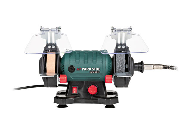 Double Bench Grinder with Flexible Drive Shaft