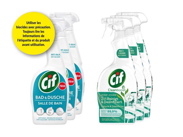 Spray Cif en pack de 3