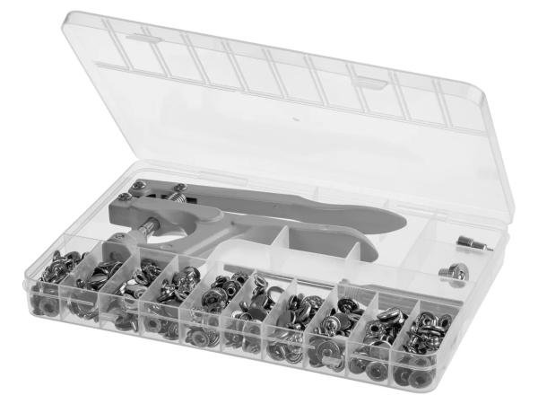 Press stud set with pliers