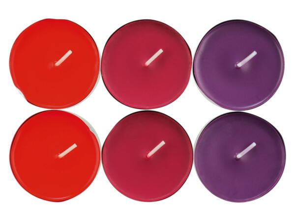 Scented tealights, 6 or 18 pieces