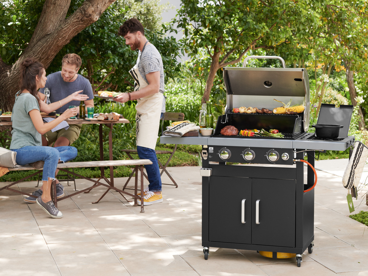 GRILLCHEF(R) Gasgrillwagen