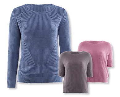 Pullover di maglia lavorata grossa da donna BLUE MOTION