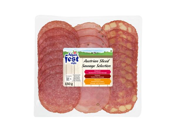 Austrian Sliced Sausage Selection