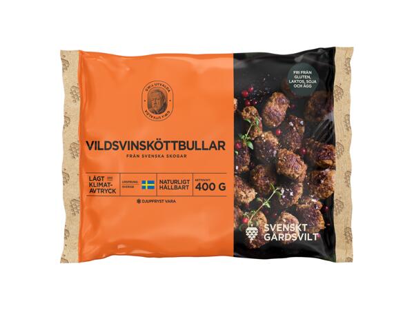 Svenskt Gårdsvilt Vildsvinsköttbullar