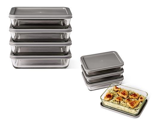 Crofton 
 Glass Meal Prep Container Set