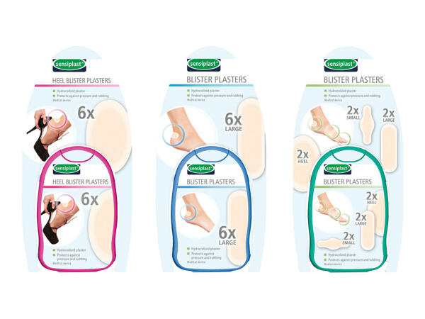 Sensiplast Blister Plasters