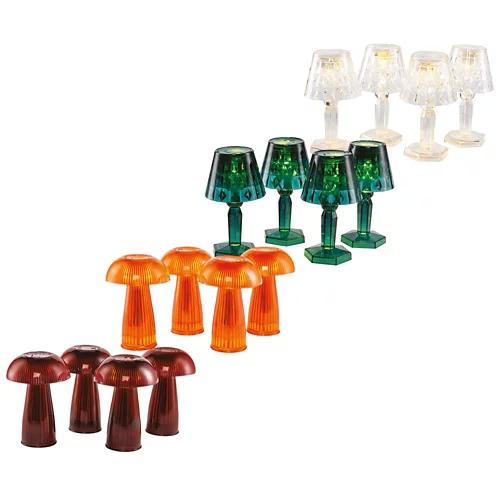 CASALUX Mini lampes de table à LED, set de 4
