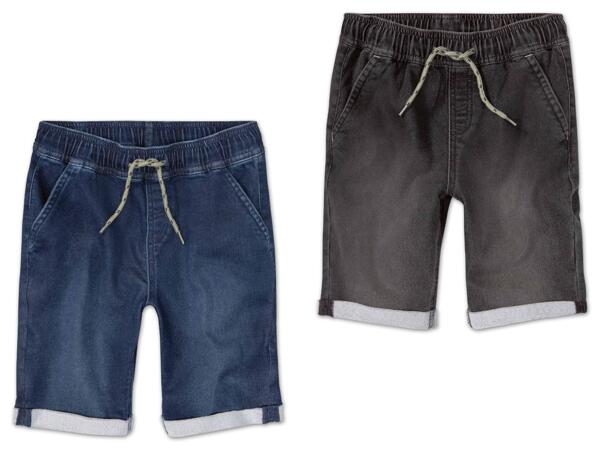 Kinder Sweat-Denim Bermudas