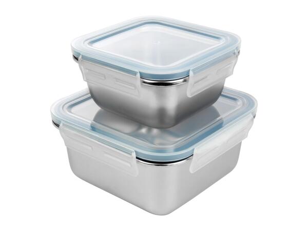 Livarno Home Square Food Storage Container Set - Set of 2