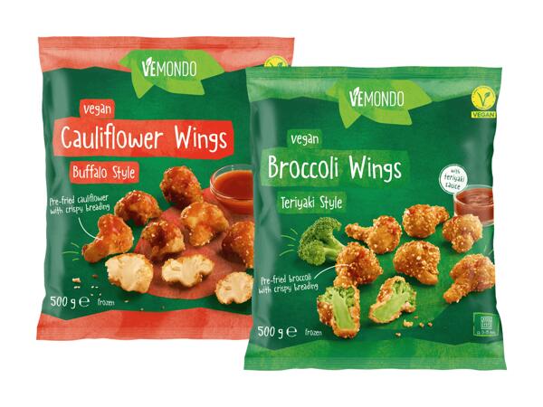 Karfiol- oder Brokkoli Wings mariniert