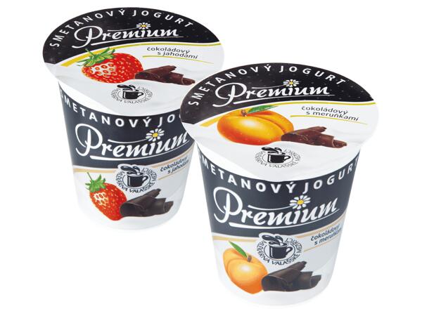 Čokoládový smetanový jogurt