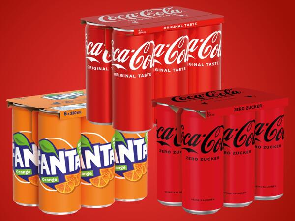 Coca-Cola, Coca-Cola zero oder Fanta