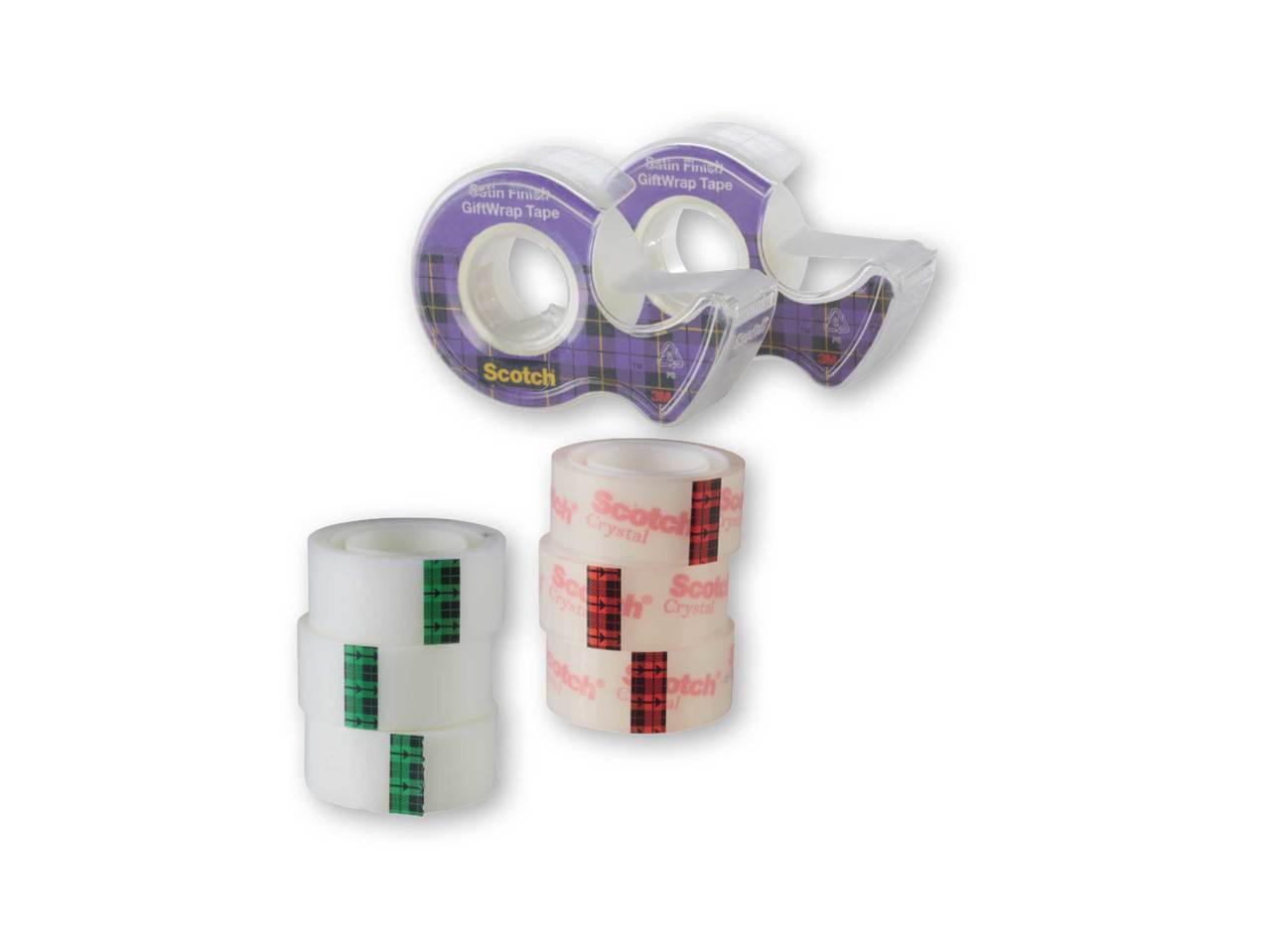 Tape/Sellotape Roll Assortment