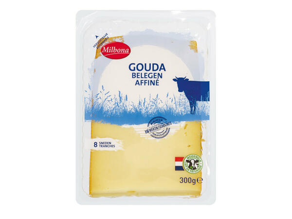 Gouda mi-vieux en tranches