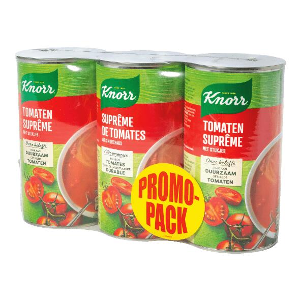 KNORR(R) 				Tomatencremesuppe, 3er-Packung