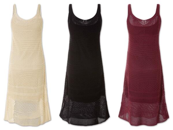 Damen Häkel-Midikleid