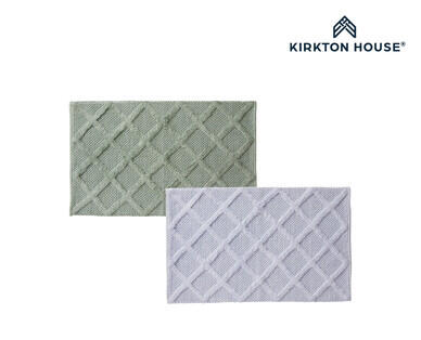 Textured Cotton Bath Mat