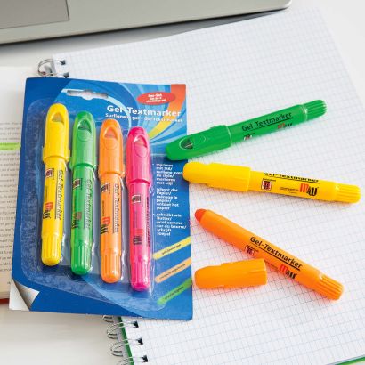 Geltekstmarkers, 4 st.