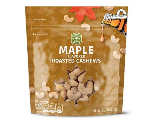 Southern Grove Hot Honey or Maple Flavored Cashews
