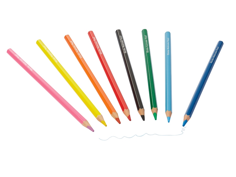 Coloured Pencils or Marker Pens