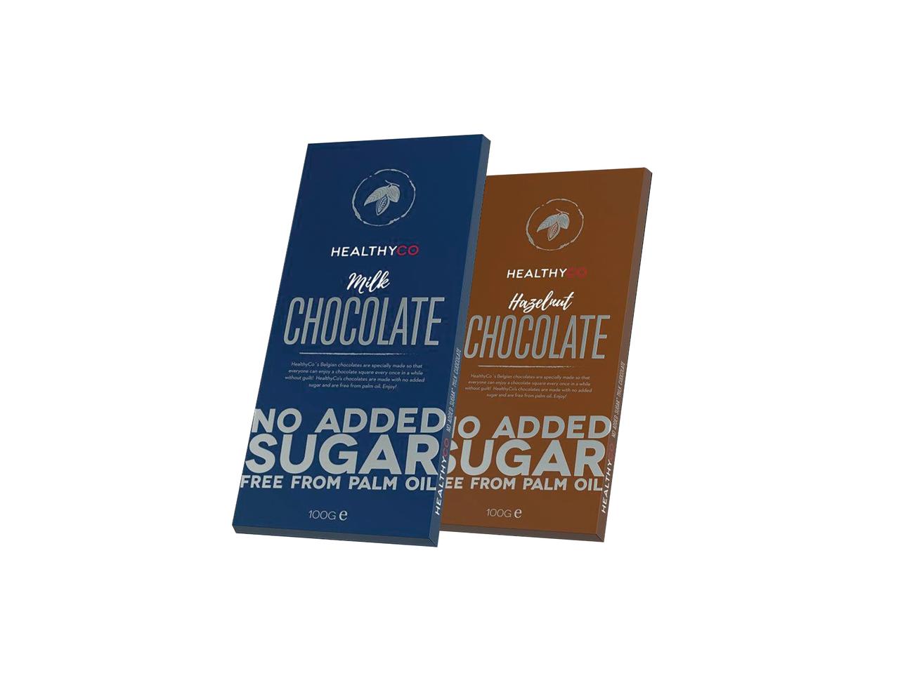 HEALTHY CO Dark/Hazelnut/ Milk Chocolate