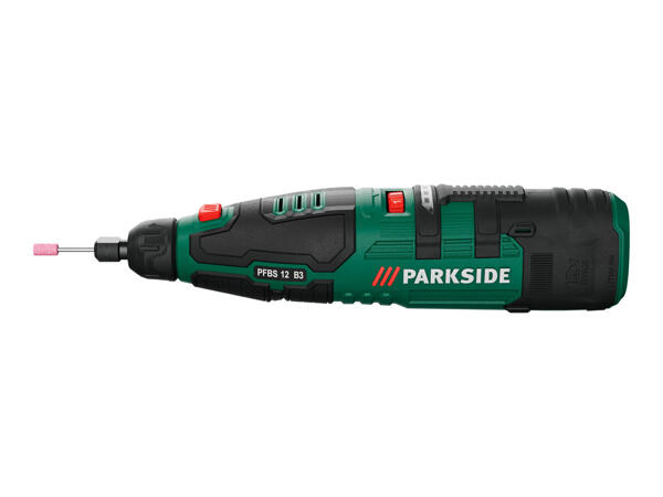 Parkside 12V Cordless Rotary Tool with 22 Accessories