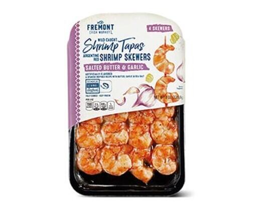Fremont Fish Market 
 Wild Caught Argentine Shrimp Skewers