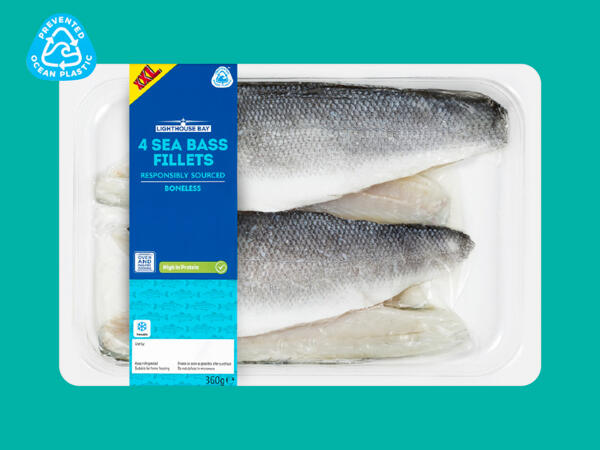 Lighthouse Bay 4 Sea Bass Fillets