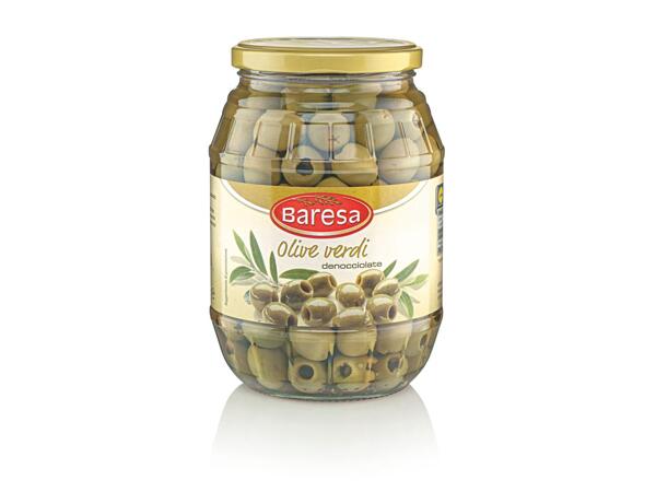 Green Pitted Olives