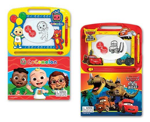 Phidal Storybook & Magnetic Drawing Pad