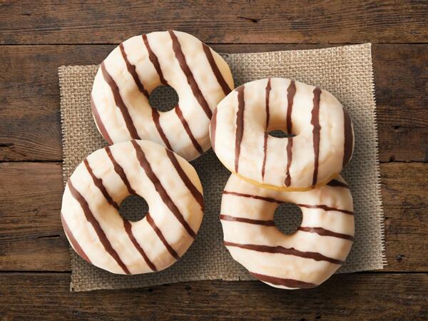 Donuts fourrés à la vanille, pack de 4