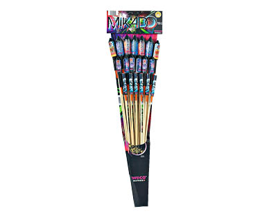 Lot de fusées Mikado, 19 pièces WECO SUISSE(R)