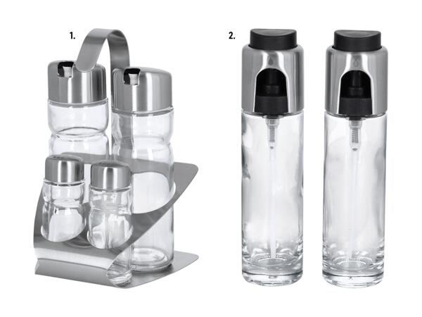 Ménagère, 5 pièces/set de vaporisateurs pour vinaigre et huile, 2 pièces