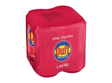 DUFF Beer 4.9% 4 x 500ml