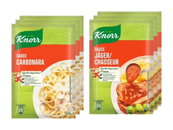 Sauces Knorr, lot de 3