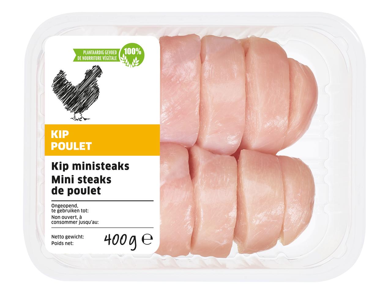 Mini-steaks de poulet