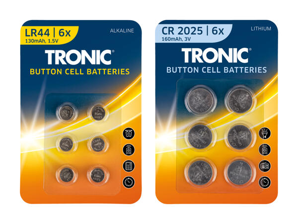 TRONIC(R) Knapcelle-batteri 6-pak