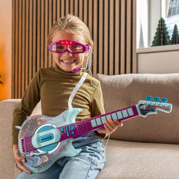 LEXIBOOK(R) 				Guitare électronique avec micro et lunettes